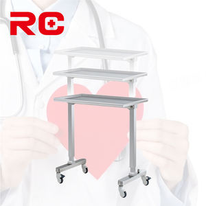 โต๊ะยกขาแบบลมคู่ไร้ข้อต่อ ใช้เท้าเหยียบ ยกได้บางเฉียบ ขาแบบฟอร์ค ทำจากสแตนเลส เหมาะสำหรับการผ่าตัดฉุกเฉินในคลินิก - Product Image 2