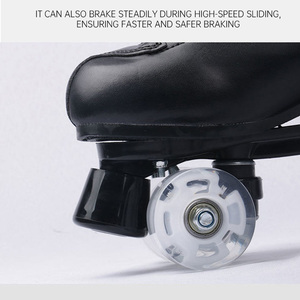 <span class=keywords><strong>Pattini</strong></span> a Rotelle Artistici OEM, Stile Vintage per Danza all'Aperto, Ruote LED Luminose, Cuscinetti ABEC-9, per Adulti e Bambini - Product Image 2