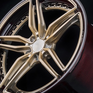 Rueda de Fibra de Carbono Forjada de Dos Piezas DJJ de 20, 21, 22 y 23 Pulgadas, Apta para Aston, Mercedes Benz - Product Image 4