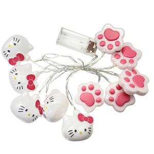 <span class=keywords><strong>Hello</strong></span> <span class=keywords><strong>Kitty</strong></span> LED Chuỗi Đèn PVC Phim Hoạt Hình Mèo Con Trang Trí Phòng Cho Trẻ Em Của Sinh Nhật Bên Vườn Bố Trí Ins Phong Cách - Product Image 5