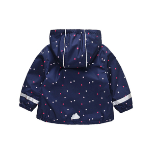 Manteau de pluie imperméable en polyester pour enfants, à capuche, avec fermeture éclair, vêtements de sport de randonnée, imperméable, de styliste, nouvelle collection - Product Image 3