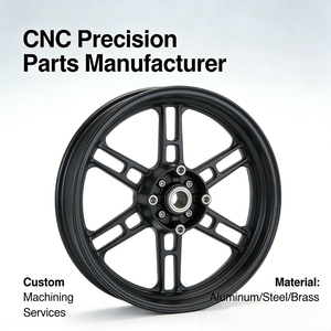 CNC Drone Accessory Machining Customization Durable Stainless Steel Wheel Rim Manufacturing Precision Machining Services - Product Image 1