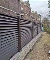 Clôture de sécurité modulaire en alliage d'aluminium Prime Prime-003 - Écologique, montage facile, design 3D, style moderne pour villa et maison