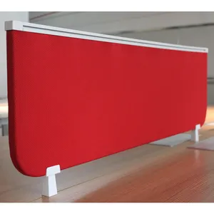 Di alta qualità del profilo di alluminio partizione workstation da ufficio sedile 4 box in legno per ufficio scrivania postazione di lavoro