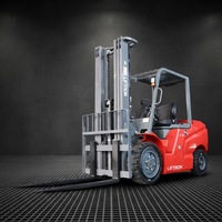 Gudang Peralatan Pusat Data Penanganan Palet Baterai Lithium Liftron CPD30L 3000kg 3 Ton Forklift Listrik