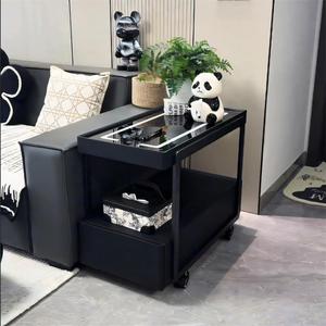 Canapé Amovible Côté Armoire Lumière De Luxe En Bois Massif Durable Multifonctionnel Table Basse Moderne Simple <span class=keywords><strong>Salon</strong></span> - Product Image 2