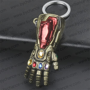 Portachiavi con Ciondolo Guanto di Potenza Infinita, Tema <span class=keywords><strong>Supereroe</strong></span> Iconico, Regalo Souvenir per Bambini, Adolescenti, Fan di Cosplay, Gadget per Feste - Product Image 4