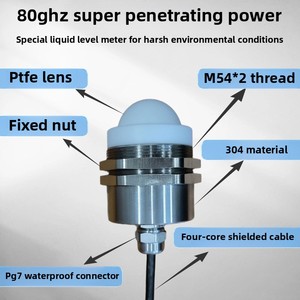 Công nghiệp 80g hướng dẫn sóng cảm biến RS485 đầu dò đơn thép không gỉ <span class=keywords><strong>Radar</strong></span> Đo mức độ đo lường dụng cụ đo lường - Product Image 3