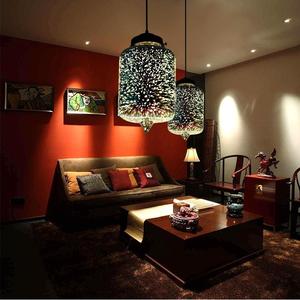 Moderno nórdico colorido Firwork flor interior 3D cristal techo colgante iluminación candelabros luces colgantes - Product Image 5