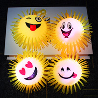 Balles molles Balle anti-stress drôle Squeeze Smiley Face pour enfants pour adultes Jouet de décompression