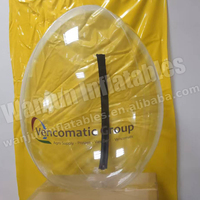 Giant Easter Event Helium Aufblasbarer Ballon Transparenter aufblasbarer PVC-Eier ballon zur Dekoration