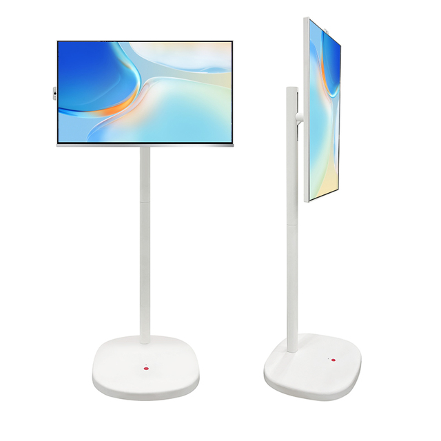 StandbyMe21.5/24/27/32Inch Portable Smart Mobile Android Tablet TV on Wheels Intelligent TV Advertising Touch Screen Monitor