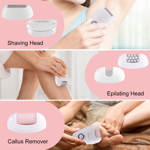 Épilateur HATTEKER HT-6258 pour femmes - Rasoir électrique sans fil pour le visage, les jambes, les bras, les aisselles, le bikini - Product Image 6