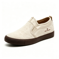 Baskets en toile vulcanisées à enfiler pour hommes, mocassins respirants, chaussures décontractées légères, souples et confortables pour l'hiver, le printemps et l'automne