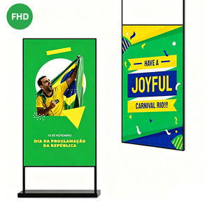 Afficheur numérique à écran LCD ultra-fin orienté vers la fenêtre, 2500 nits de luminosité élevée, pour <span class=keywords><strong>agence</strong></span> <span class=keywords><strong>immobilière</strong></span> - Product Image 6