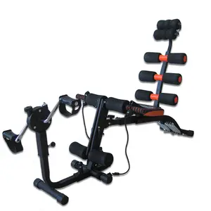 2022 hot sale 6-1 multi abdominal exercise machine home used abdominal trainer with exercise bike women body shaper