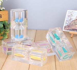 Clessidra Tradizionale da 5 Minuti in Vetro Infrangibile, Timer Creativo in Resina, Piccolo Regalo all'Ingrosso - Product Image 5