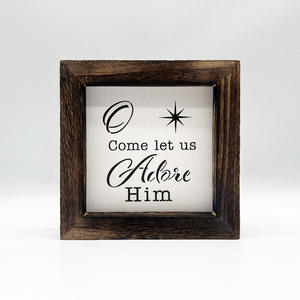 UIONEN Craft DIY 0395 Classic Wooden <b>Desktop</b> Decoration Ornaments Home Holiday Decorations Solid <b>Wood</b> One-Piece Custom - Product Image 2