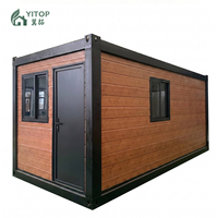 Oficina Prefabricada de Lujo a Bajo Precio, Estructura Prefabricada de 20 pies, Casa Modular en Contenedor, Garantía de 1 Año
