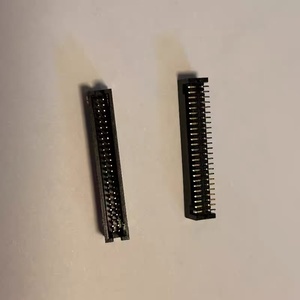 Conector SEI-120-02-G-S-AB de 20 pines, tipo header recto, de plástico negro con contactos chapados en oro. - Product Image 6
