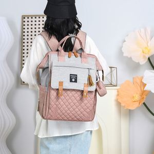Customized Logo Baby Diaper <b>Backpacks</b> Waterproof Maternity Bag Lightweight Mommy Bags - Product Image 2