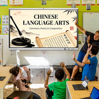 Tableau blanc intelligent avec fonction IA, certification EDLA, RK3588 RK3576 Android 16, 65, 75, 86 pouces, pour l'éducation, les entreprises et les bureaux