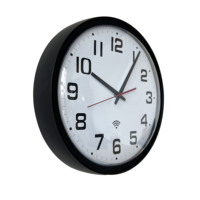 Reloj analógico de pared sincronizado WiFi, para caja de aluminio escolar