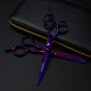 Forbici piatte da 6 pollici per forbici da <span class=keywords><strong>barbiere</strong></span> <span class=keywords><strong>e</strong></span> parrucchieri forbici speciali per diradamento di capelli <span class=keywords><strong>e</strong></span> capelli - Product Image 5