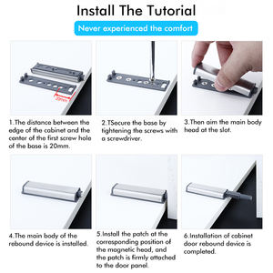 Quincaillerie de cuisine ABS de haute qualité nouveau tampon d'amortisseur de placard d'<span class=keywords><strong>armoire</strong></span> pour <span class=keywords><strong>porte</strong></span> améliore le confort et la durabilité de la <span class=keywords><strong>fermeture</strong></span> de la <span class=keywords><strong>porte</strong></span> - Product Image 5