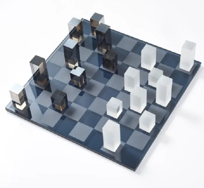 Lüks satranç seti kristal satranç seti oyun satranç para kazanmak