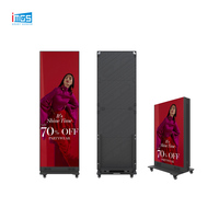 Afficheur LED pliable couleur pleine 80 pouces P1.86 P2 P2.5 avec fréquence de rafraîchissement de 3840 Hz