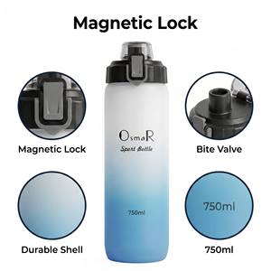 Osmar Sports <b>Water</b> <b>Bottle</b> 600ml Lightweight <b>Collapsible</b> Design for Outdoor Activities - Product Image 2