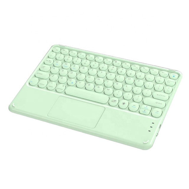 NEW-GHB-250 9.7-to 11-inch Flat Panel Multi-Device Universal Bluetooth with Touchpad RGB Full Color Illuminated Keyboards