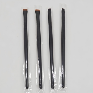Professionnel Ultra Mince Plat Sourcil Eyeliner Brosse Personnalisé Marque Privée Cheveux Synthétiques Sourcil Pochoir Teinte Brosse - Product Image 5