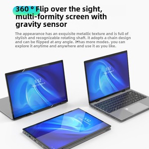 Hot bán 14 inch Yoga mỏng Kim Loại màn hình cảm ứng máy tính xách tay Intel 16GB 2240*1440 IPS <span class=keywords><strong>Windows</strong></span> 11 360 độ win11 cá nhân & Home sử dụng - Product Image 3