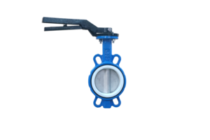 Vanne papillon manuelle à levier, à <span class=keywords><strong>disque</strong></span> en acier inoxydable 316, avec siège en PTFE, en fonte ductile, DN50-600 - Product Image 2