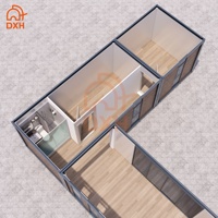 Maisons préfabriquées portables, étanches, à isolation thermique, personnalisées, pour le camping, l'école, le salon, design moderne