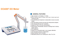 Analyseur d'oxygène dissous DO400F DO Meter avec écran LCD haute résolution, 5,7 pouces, analyseur d'oxygène dissous de haute qualité pour laboratoire