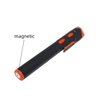 Stylo lumineux LED en aluminium rechargeable avec lampe de travail COB, clip magnétique, lampe de poche d'inspection pour la réparation et l'utilisation en extérieur