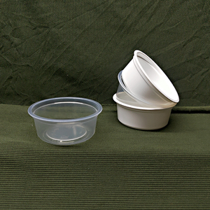 76mm 95ML 3oz Desechable PP Vaso de plástico vacío para mantequilla de maní Vaso de yogur - Product Image 3