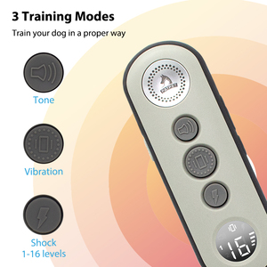 Collar <span class=keywords><strong>de</strong></span> Adiestramiento para Perros a Prueba <span class=keywords><strong>de</strong></span> Agua con Alcance <span class=keywords><strong>de</strong></span> 300M, Larga Duración <span class=keywords><strong>de</strong></span> Batería (11 Días), Indicador LED, Herramienta <span class=keywords><strong>de</strong></span> Corrección <span class=keywords><strong>de</strong></span> Comportamiento para Mascotas, 16 Niveles Ajustables - Product Image 3