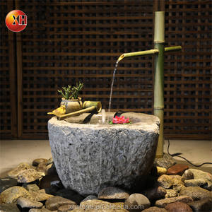 Macetas de Piedra Natural Hechas a Mano, Jardineras, Fuentes de Agua Japonesas, Cascada Interior para Decoración <span class=keywords><strong>del</strong></span> Hogar y Jardín - Product Image 5