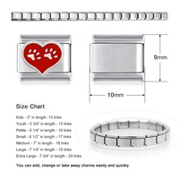 Pulsera de Acero Inoxidable con Cuentas y Dijes Italianos, Diseño de Bola, Regalo Moderno para Hombre, Venta al Por Mayor