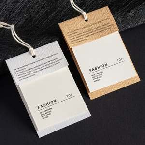 Customized eco-friendly waterproof PVC rope clothing hangtags & clothing/shoe/bag hangtags - Product Image 5