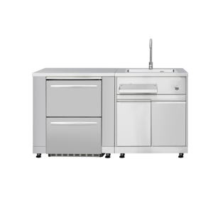 Cocina al aire libre <span class=keywords><strong>de</strong></span> diseño minimalista <span class=keywords><strong>de</strong></span> acero inoxidable más vendida con ruedas para barbacoa, <span class=keywords><strong>armarios</strong></span> <span class=keywords><strong>de</strong></span> cocina <span class=keywords><strong>de</strong></span> jardín y accesorios para fregadero - Product Image 4