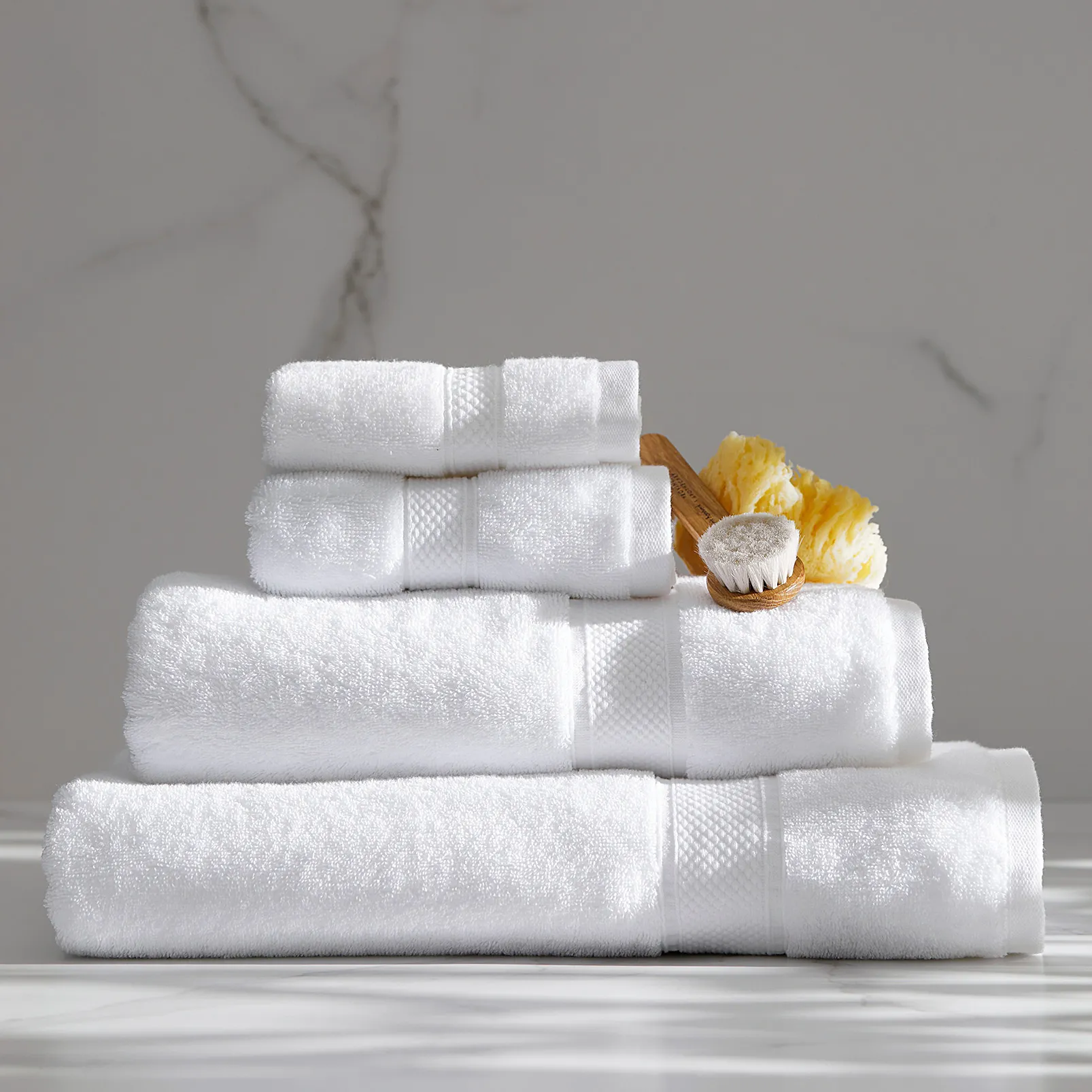 Deeda-juegos de toallas de mano de buena calidad, hotel, 100% algodón