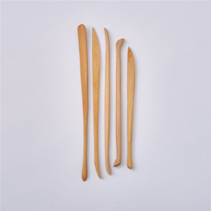 Cpatrick Sculpt Double-Ended 5-Piece Wooden Pottery &amp; <strong>Clay</strong> Sculpting Hand Tool <strong>Kit</strong> - Product Image 2
