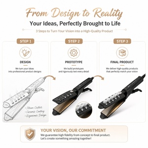 Lisseur à vapeur Torlin multi-trous pour cheveux humides, réduit la sécheresse et les pointes fourchues - Product Image 3
