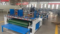 Machine à plier et à coller les boîtes en carton ondulé semi-automatique de type presse