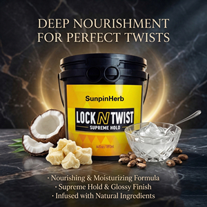 Gel Fixant Bio OEM Lock N Twist Tenue Forte Sans Résidu pour Dreadlocks Tresses Cheveux Bouclés Fournisseur Marque Privée Usine Vente en Gros - Product Image 3